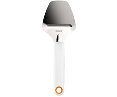 Fiskars Cortador de queso curado, Acero inoxidable/Plástico, Ancho de corte: 6 cm, Functional Form, Blanco, 1016129