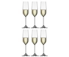 Bohemia 10203007 Clara - Copas para champán (190 ml)