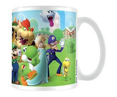 Taza de cerÃ¡mica para tÃ© o cafÃ©, Pyramid International, Super Mario (Mushroom Kingdom) oficial, multicolor, de 315Â ml