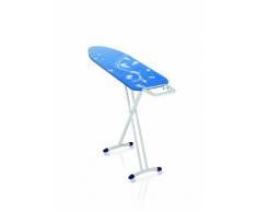 Leifheit AirBoard Compact M - Tabla de planchar de plástico, color azul/blanco, 120x38 cm
