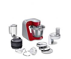 Bosch MUM58720 CreationLine Robot de cocina, 1000 W, color rojo