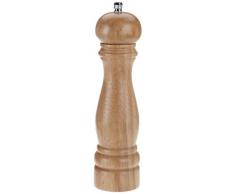 Kesper 13661 - Molinillo de Pimienta, Madera Maciza Clara (Altura de 22,0 cm, diÃ¡metro de 5,5 cm)