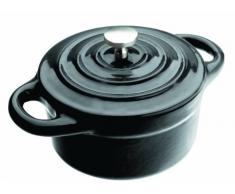 IBILI 725910N - Mini Cocotte Redonda Negra 10X4,50 Cm