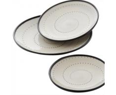 Estilo Hasami Pottery Togihidarie-lun Kamashiro avi?n cepillo (plano) 20cm plato redondo de Hasami 610090-511 (Jap?n importaci?n / El paquete y el manual est?n escritos en japon?s)