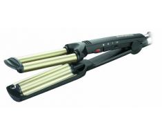 BaByliss Easy Wave C260E - Plancha de pelo para ondas, revestimiento de cerámica y titanio, hasta 200º C