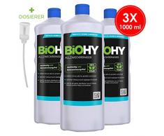 BIOHY Allzweckreiniger (3 Botellas de 1 litro) + Dosificador | Limpiador Profesional de Mantenimiento | Producto de Limpieza ecológico