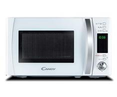 Candy CMXG 20DW Microondas con Grill y Cook In App, 40 Programas Automáticos, 700 W, 20 litros, Blanco, 36 x 44 x 25,8