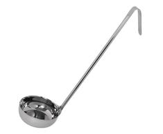 Vogue Cucharón de Fondo Plano, 118 ml Utensilio de Cocina de Acero Inoxidable para Cocinar