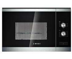 Bosch HMT72G654 - Microondas grill, 20 l, sin marco, cristal, color negro