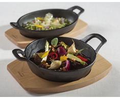 Lacor - 25872 - Cacerola hierro Fundido Redonda Magma 23x16x7cm - Negra