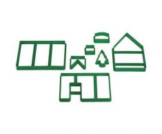 Staedter Molde para galletas con forma de casa, 7 piezas