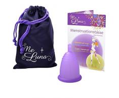 MeLuna Classic Copa Menstrual, Palito, Violeta, Talla M - 1 Unidad