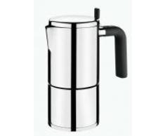 BRA Bali - Cafetera Italiana de Acero Inoxidable 18/10, 4 Tazas