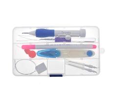 H.Y.FFYH El Hilo de Punto de Cruz Floss Pluma ponche mágico Pen Bordado Agujas ponche ponche de Costura Set Craft Herramienta de Bricolaje Pen Kit de Costura