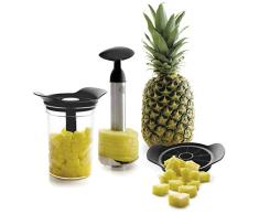 Lacor - 60393 - Juego De Cortador-Pelador Para Piña Con Bote