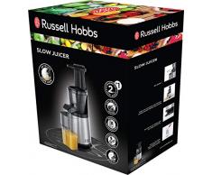Russell Hobbs Slow Juicer 25170-56 - Licuadora de extracción lenta para zumos, 150 W, acero inoxidable