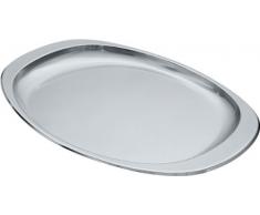 Alessi 115/35 - Bandeja para servir (acero inoxidable 18/10, bordes con acabado efecto espejo, 35 cm)