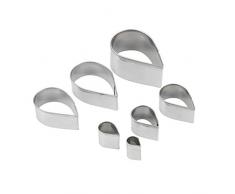 7pcs/set cocina molde para hornear rosa de gotas de agua/hornear herramientas Cookie Cake cortadores para galletas molde de repostería