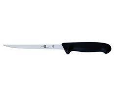 Johannes Giesser - Cuchillo fábrica Unisex Hoja Flexible con Cuchillos para filetear Pescado, Unisex, Fischfiliermesser mit flexibler Klinge, Negro, Medium