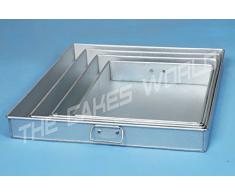 Bandeja de horno Rectangular para lasaña con asidero - juego de 4