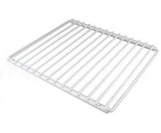 First4Spares - Bandeja Rejilla Ajustable Revestido de Plástico con Brazos Extensibles Ajuste Tornillos para Todos Modelos Nevera y Congelador Blanco