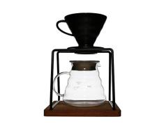 FYHKF Cafeteras de Goteo Pour Over Coffee Maker Brewer Set Goteo Cafetera/Jarra Juego de ponche Manual Tipo de Goteo Juego de cafetera (sin Papel de Filtro) 650 ml, 2 Estilos (Color : A)