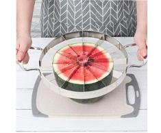 Bongles Cocina Multifunción Fruta del Acero Inoxidable Máquina De Cortar Melón Sandía Cortador De Plata Herramienta