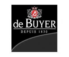 De Buyer Industries Coupe Lyonnaise Carbone Plus - Sartén, mango con chapa de hierro, 26 centímetros