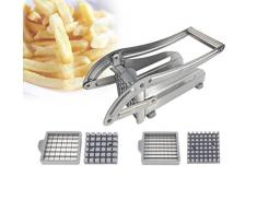 OUNONA Cortador de Patatas Fritas y Verduras con hoja de acero inoxidable