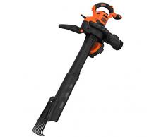 Black+Decker QS BeBLV301 - Soplador, aspirador y Triturador de hojas, 3000W, 418 Km/h, Modelo Nuevo