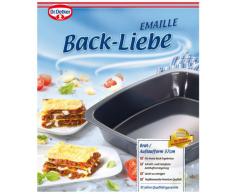 Dr. Oetker 2360 - Fuente de Horno Rectangular con Superficie esmaltada (37 cm)