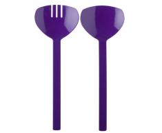 Rosti Mepal Conix - Cubiertos para servir ensalada grandes (melamina), color violeta