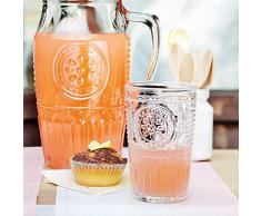 Bormioli Rocco Romantic Juego de 6 Vasos 30,5 cl, Cristal Transparente, 8 x 8 x 12,5 cm