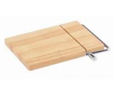 Continenta - Tabla de cortar queso y cortador (madera de acacia, 24 x 17,5 x 2 cm)