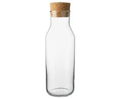 IKEA 365 + Slim – Jarra de cristal con tapón de corcho tapa de cristal, jarra de agua, jarra para el frigorífico, té helado eléctrica