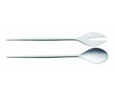 Cubiertos para servir ensalada Krenit, melamina, blanco, Estándar