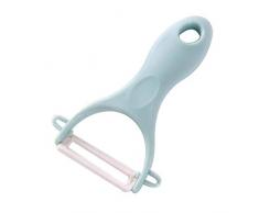 Pelador De Patatas，1 Piezas De Cerámica Vegetal Pelador De Frutas Patata Zanahoria Rebanador Rallador Cepillado Herramientas De Cocina Accesorios De Cocina Gadgets, Azul