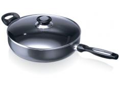 Beka Pro Induc - Cazuela con Tapa de Cristal, 28 centÃmetros, Compatible con inducción, Aluminio, Interior Revestido