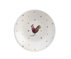 Alex Clark Churchill China ACRS00041 Plato de cerámica (20 cm), diseño de gallo