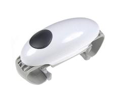 WYH Multifunción Abrelatas,Abrelatas Automático, El Mejor Abrebotellas Eléctrico, Abrelatas Manos Libres Con Un Interruptor De Llave, Seguro Y De Color Blanco Rápido