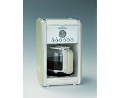 Ariete 1342 Cafetera de goteo vintage, 2000 W, plástico, Beige