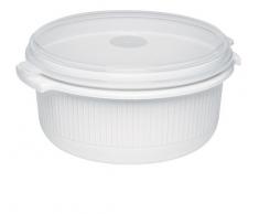 Emsa Micro Family - Recipiente para microondas (1 litro), tapa de colores aleatorios