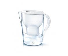 BRITA Marella - Jarra de Agua Filtrada con 1 Cartucho MAXTRA+ que Reduce la Cal y el Cloro para un Ãptimo Sabor, color Blanco, XL