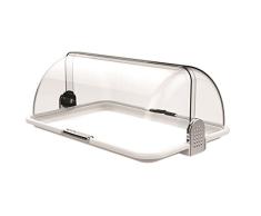 BIESSE CASA CLASSICA Polybox Grande Silver Panera, Blanco, 46.5x31.5x19.5 cm