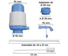 ORYX Dispensador de Agua para Garrafas y Botellas, Blanco/Azul, 19x10x11 cm