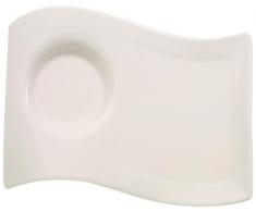 Villeroy & Boch NewWave CaffÃ¨ Plato Party Grande, 22 x 17 cm, Porcelana Premium, Blanco
