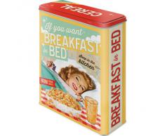 Nostalgic Art 30319 estilo años 50, con texto "Breakfast in Bed", bote de conservas XL
