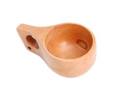 CUHAWUDBA Taza de Madera Artesanal de Madera Hecho una Mano Solo Anillo de Beber Decoración del Hogar Regalo