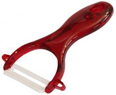 Fackelmann Pelador Verduras y Hortalizas en ABS y CerÃ¡mica. Blanco o Verde. 13x8cm. 1 ud.