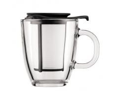 Bodum Yo-Yo Set Tetera Individual, Negro, Centimeters